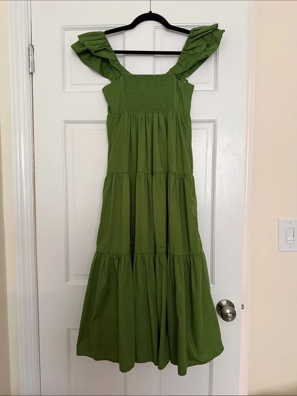 Abercrombie Flutter Sleeve Maxi Dress